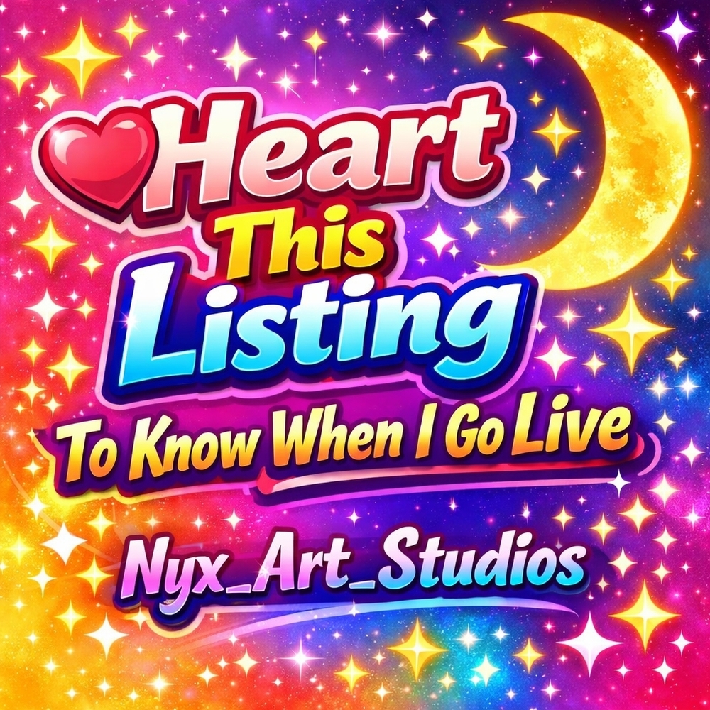 Heart this item to know when I'm having a LIVE/SILENT POSHSHOW